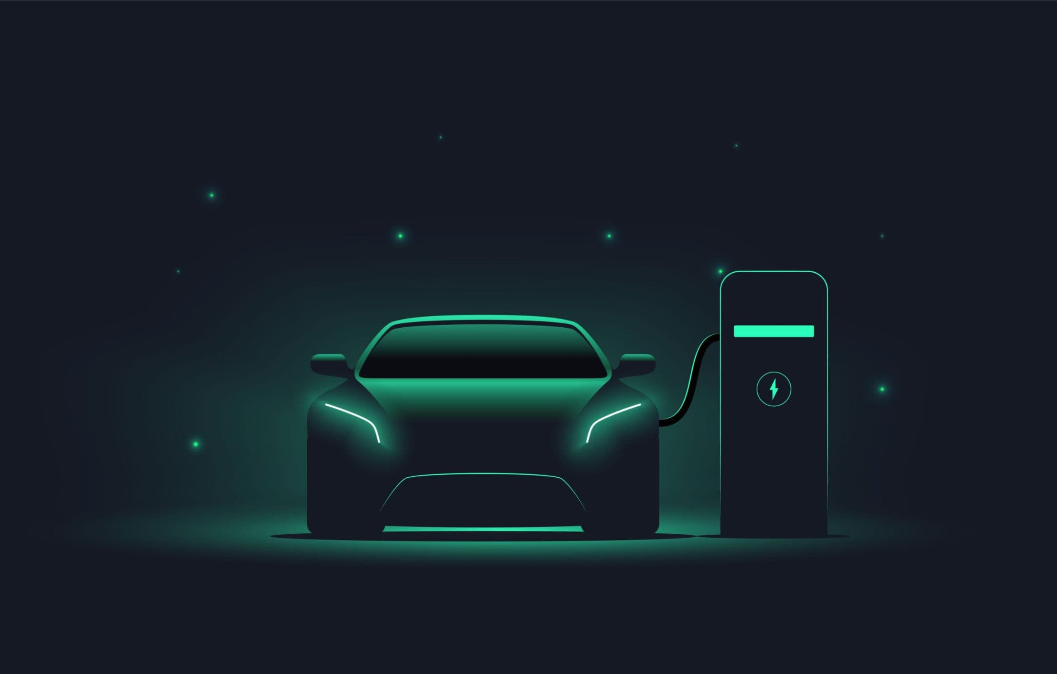 EV Car Graphic
